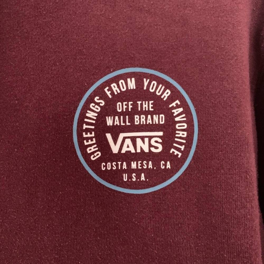 vans hoodie/swearshirt